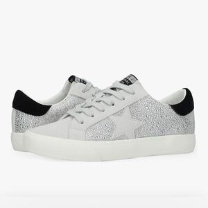 Vintage Havana Grande Women’s sneaker-grey/silver rhinestone-size 7.5-new